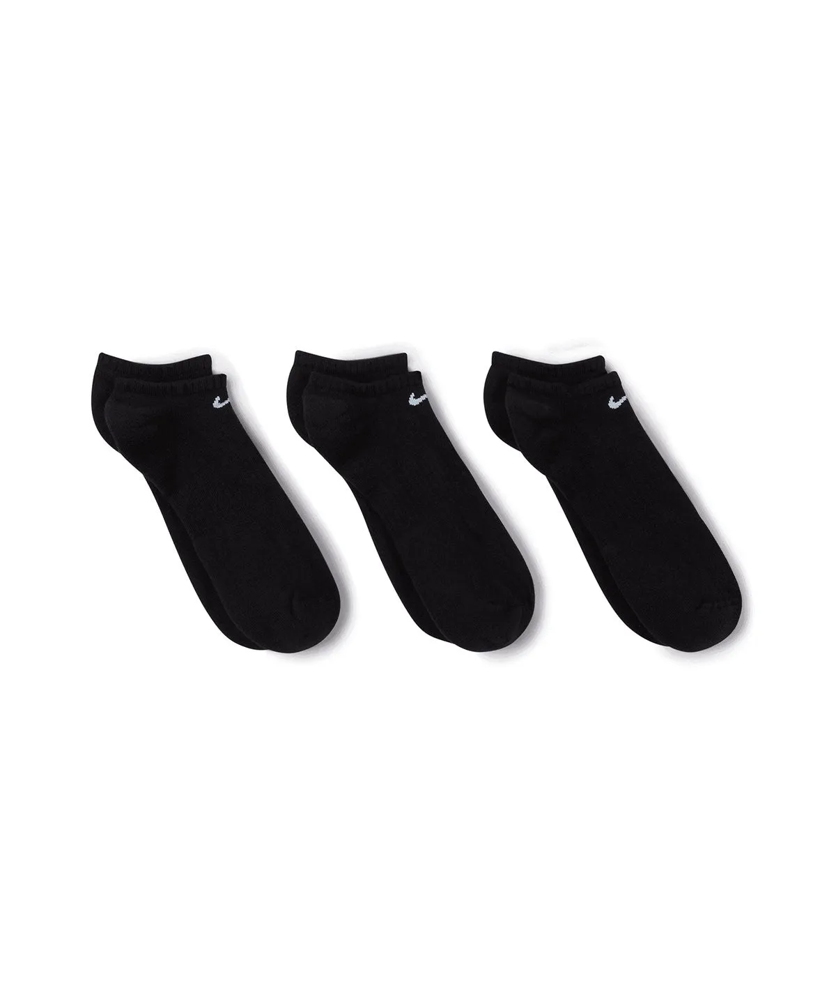 Nike everyday cushioned no show socks (3 pairs) | Black