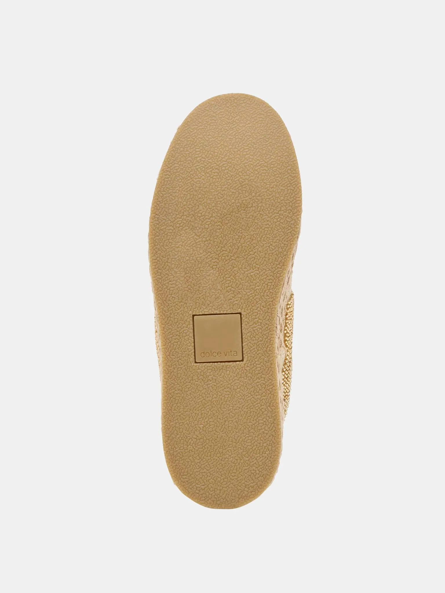 Notice Espadrille Bead Sneakers in Gold Multi Burlap