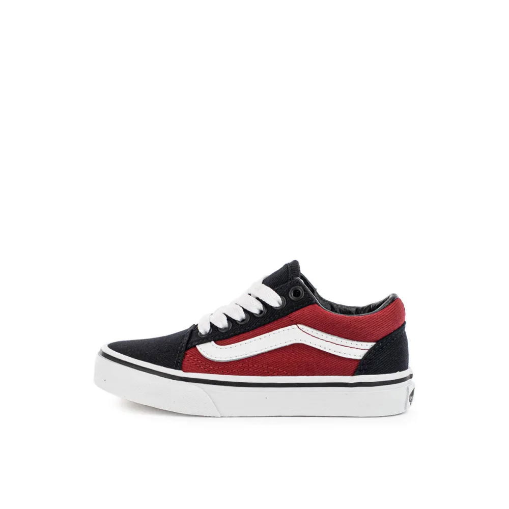 Old Skool PS 'Twill Red Multi'