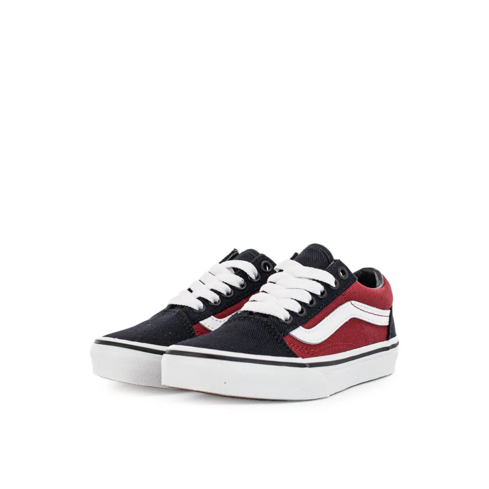 Old Skool PS 'Twill Red Multi'