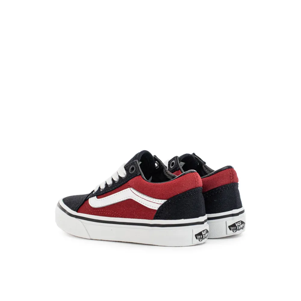 Old Skool PS 'Twill Red Multi'