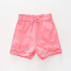 Pink Woven Shorts