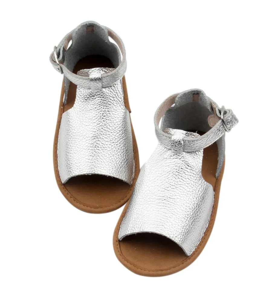 Platinum Silver Eldorado Sandals
