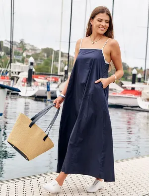 Polly Dress Navy - FINAL SALE