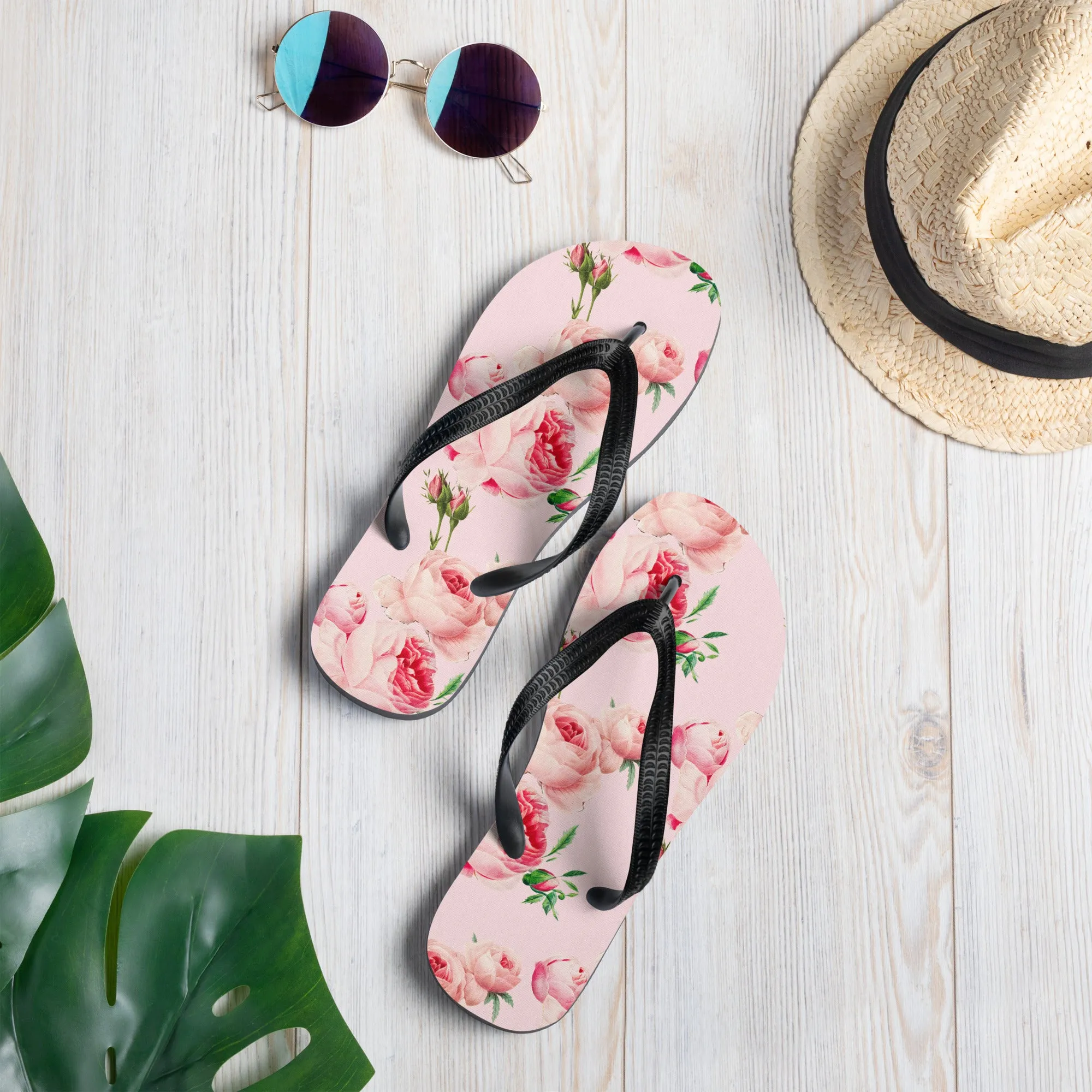 Pretty in Pink Flip-Flops