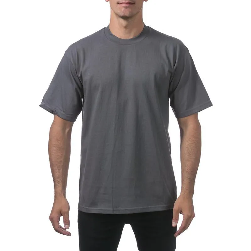 Pro Club Men'S Heavyweight Short Sleeve T-Shirt Top Outfit Cotton Crewneck Original Classic Fabric