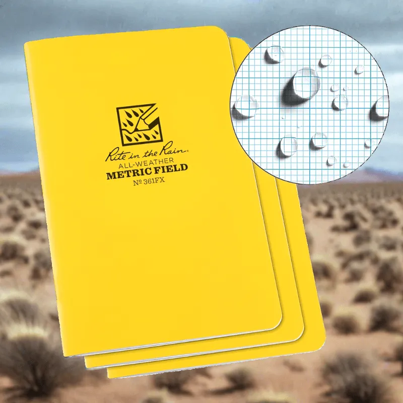 Rite in the Rain Field-Flex Stapled Notebook - 4.625" x 7"