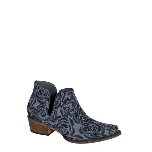Roper Women's Ava Denim Floral Booties