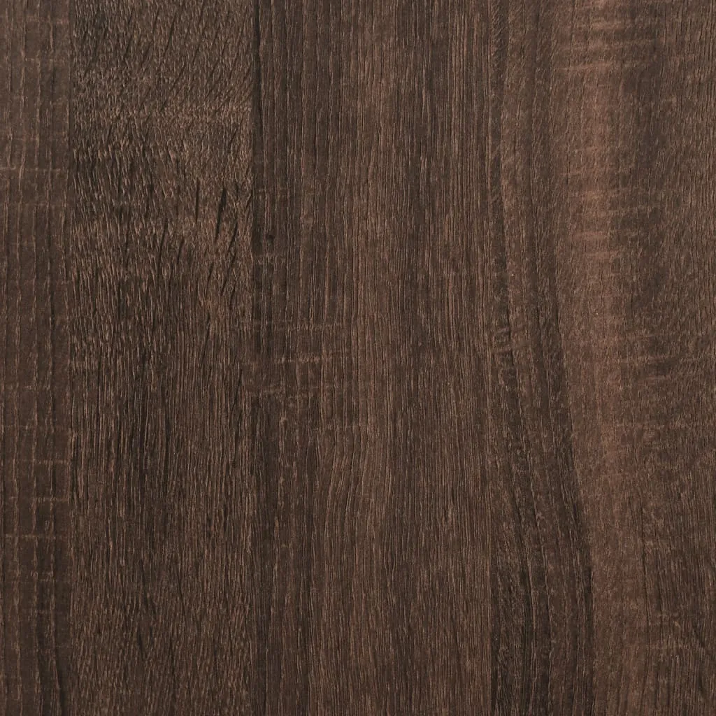 Shoe Cabinet Brown Oak 80x34x63 cm Engineered Wood