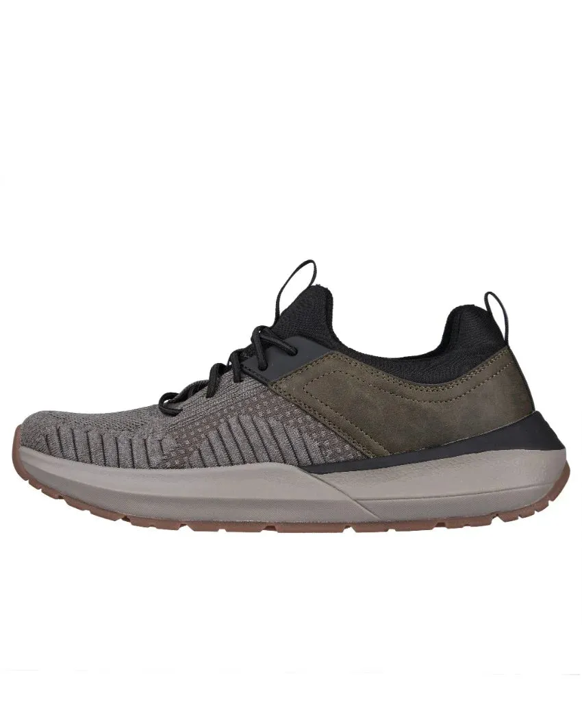 Skechers Neville Calhan Olive/Black Slip On Mens Shoe