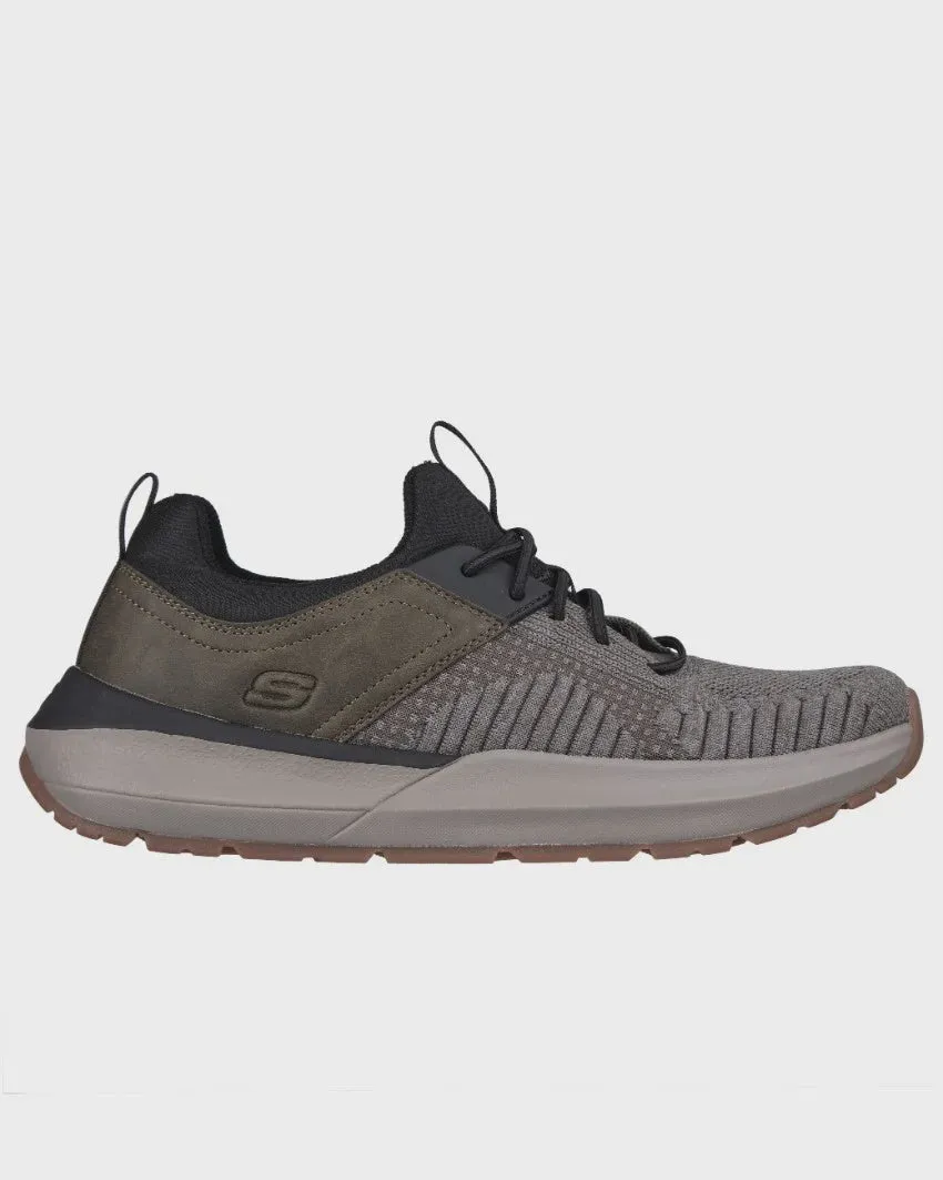 Skechers Neville Calhan Olive/Black Slip On Mens Shoe