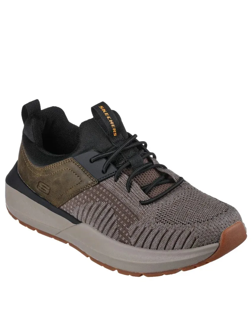 Skechers Neville Calhan Olive/Black Slip On Mens Shoe