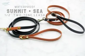 Small 1/2" Two-Tone Waterproof Leash
