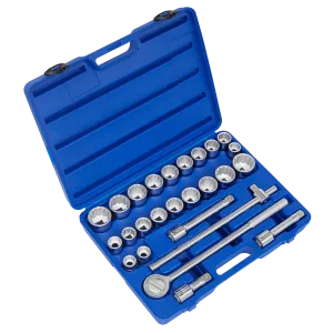 Socket Set 26pc 3/4"Sq Drive 12pt WallDrive¨ - DuoMetric¨