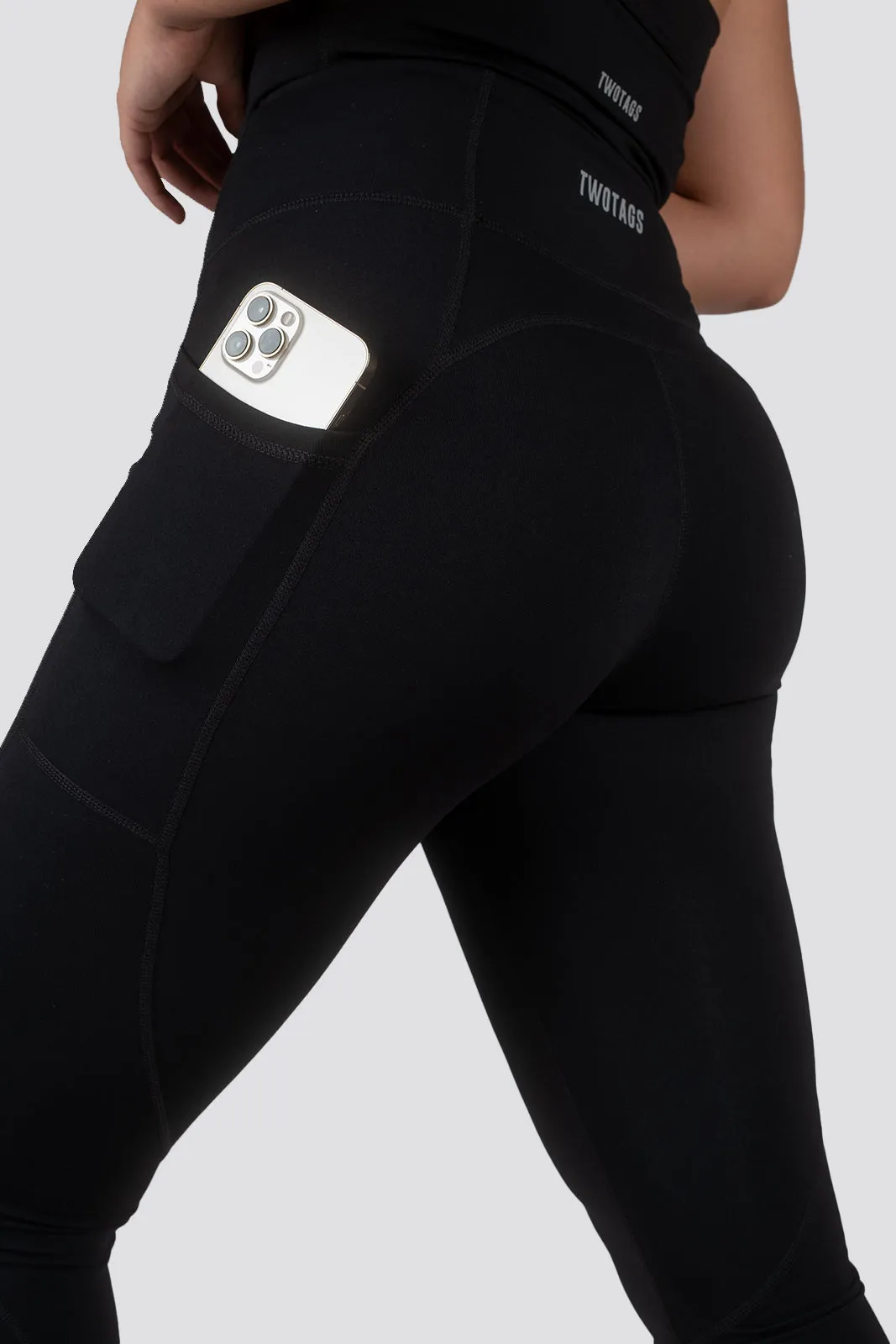 Sweetheart 7/8 V2 Highwaisted Leggings - Black
