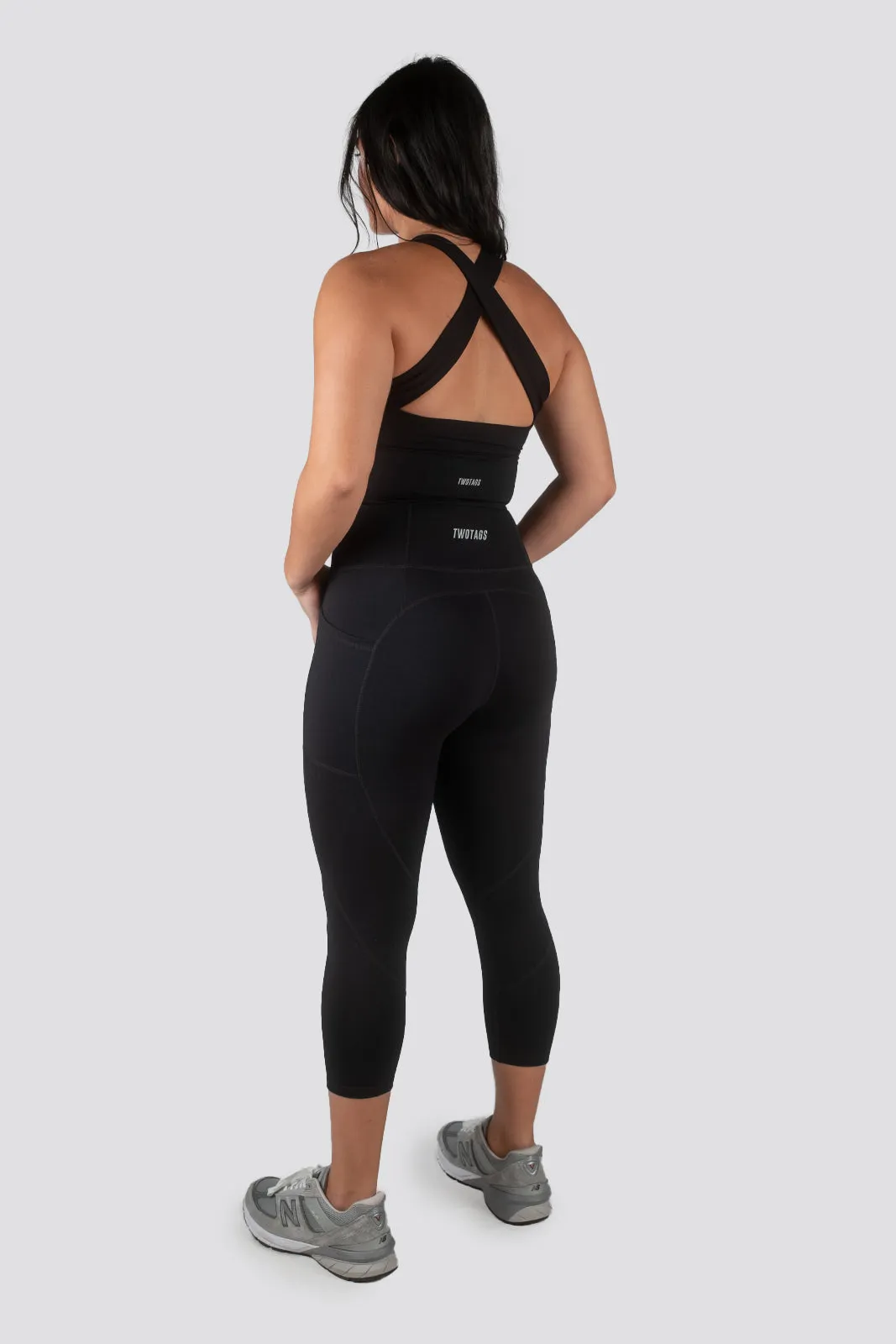 Sweetheart 7/8 V2 Highwaisted Leggings - Black