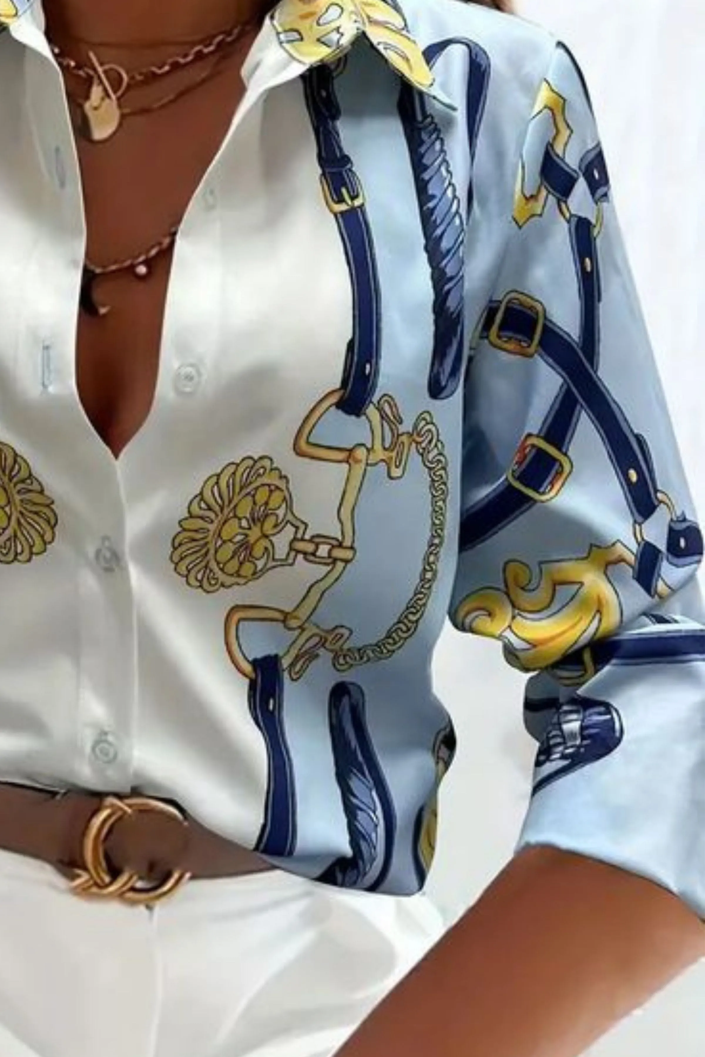 TEMU SATIN SHIRT