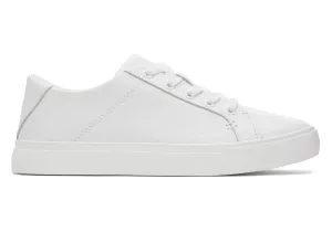 TOMS Womens Kameron Lace-Up Trainers - White