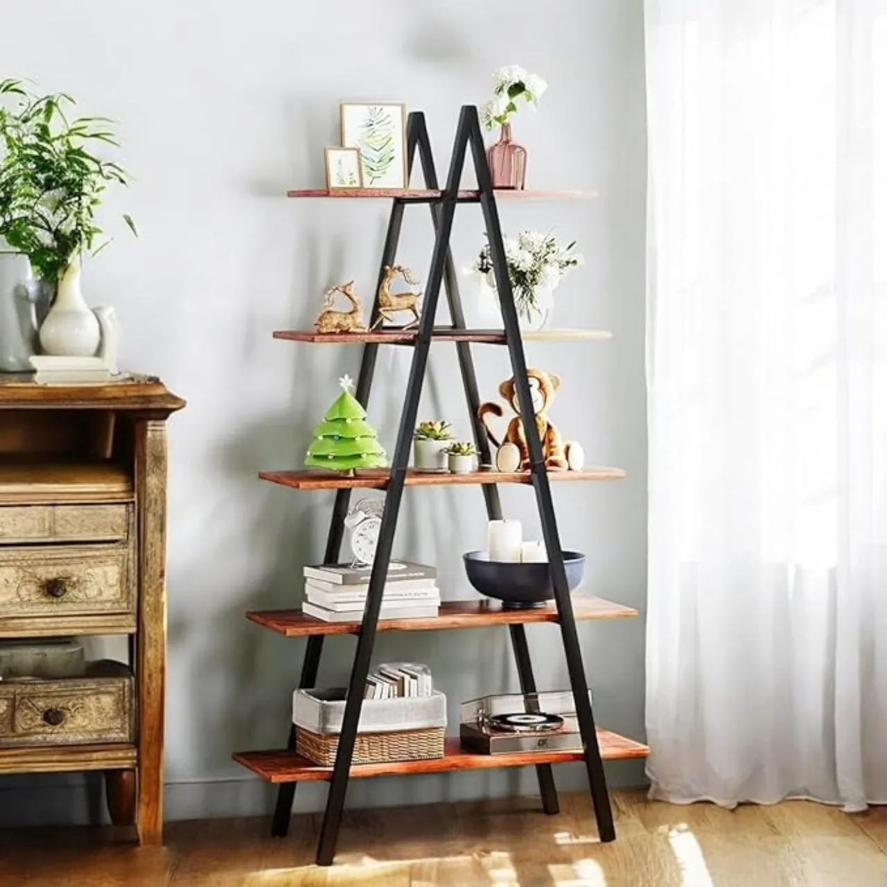 Trivo A-Shaped Metal Planter Stand