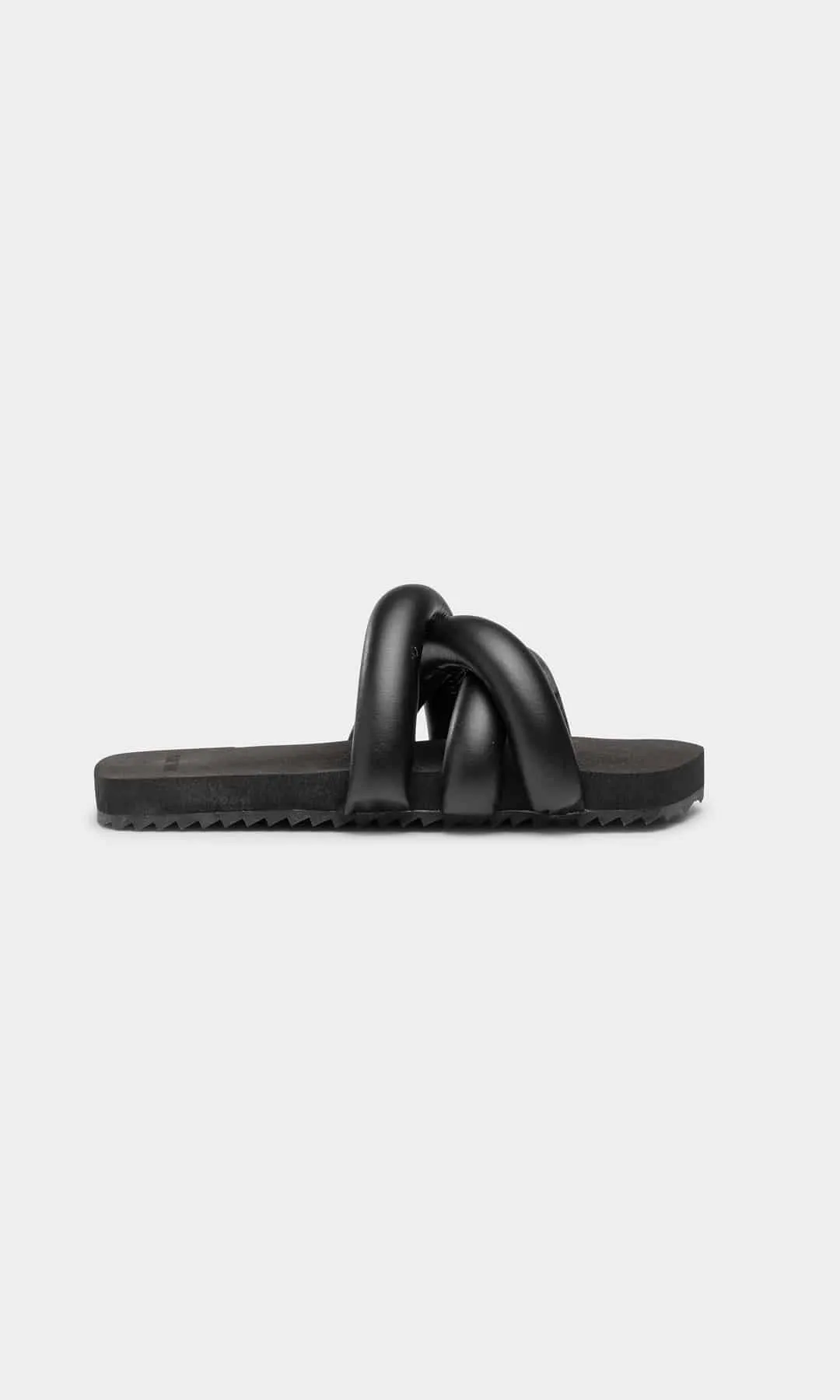 YUME YUME- Black TYRE SLIDE Sandals