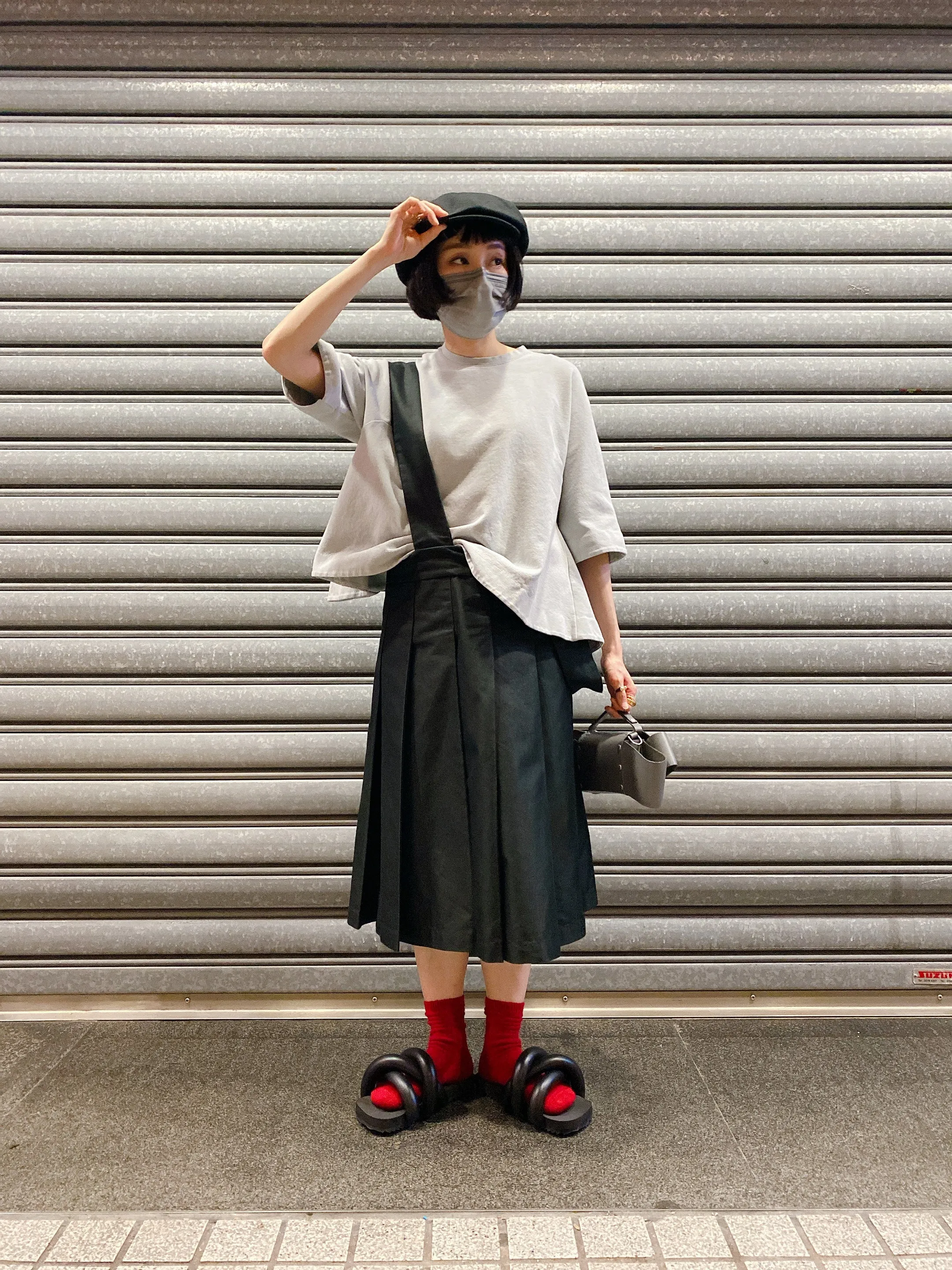 YUME YUME- Black TYRE SLIDE Sandals