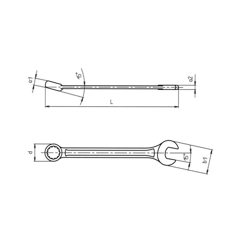ZEBRA POWERDRIV® (12-Point) Metric Combination Wrench (Short Type) - 13mm